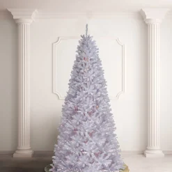 National Tree Company 9 And 9.5 Feet Tall></noscript>9.75' Pre-Lit Medium North Valley Spruce Artificial Christmas Tree, Clear Lights