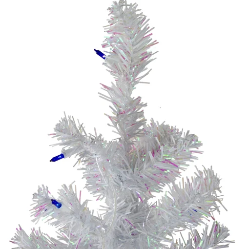 Northlight 4 And 4.5 Feet Tall>4' Pre-Lit Medium Pine Artificial Christmas Tree - Blue Lights