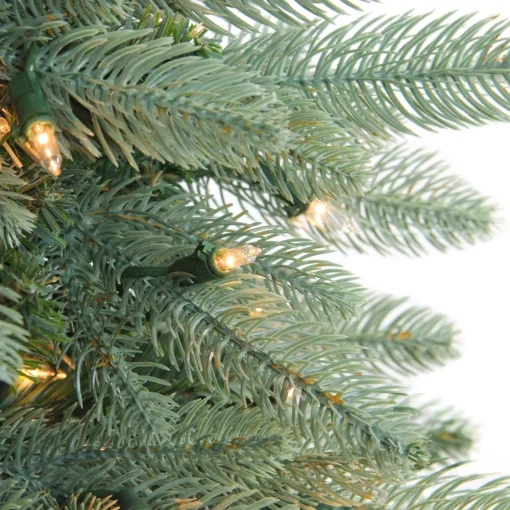 Northlight 4 And 4.5 Feet Tall>4.5' Pre-Lit Medium Washington Frasier Fir Artificial Christmas Tree - Clear Lights