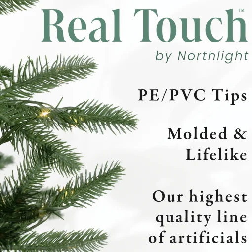 Northlight 4 And 4.5 Feet Tall>4.5' Pre-Lit Medium Washington Frasier Fir Artificial Christmas Tree - Clear Lights