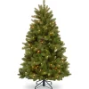 National Tree Company 5 And 5.5 Feet Tall>5' Pre-Lit Newberry Spruce Artificial Christmas Tree, Clear Lights