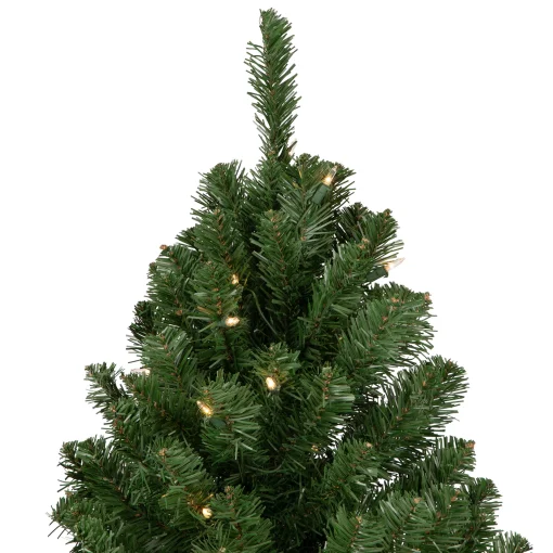 Northlight 4 And 4.5 Feet Tall>4' Pre-Lit Noble Fir Artificial Christmas Tree, Clear Lights