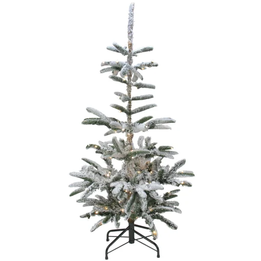 Northlight 4 And 4.5 Feet Tall>4.5' Pre-Lit Noble Fir Artificial Christmas Tree, Warm Clear Led Lights