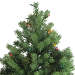 Northlight 6 And 6.5 Feet Tall></noscript>6.5' Pre-Lit Noble Fir Full Artificial Christmas Tree, Multicolor Lights