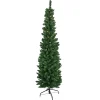 Northlight 6 And 6.5 Feet Tall>6' Pre-Lit Northern Balsam Fir Pencil Artificial Christmas Tree, Warm Clear Led Lights