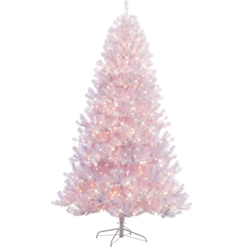 CC Christmas Decor Pre-Lit Traditional Trees>6.5' Pre-Lit Northern Fir Artificial Christmas Tree, Clear Lights