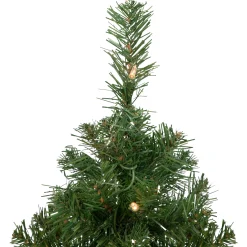 Northlight 2.5 Feet Tall And Smaller></noscript>2' Pre-Lit Oakridge Noble Fir Artificial Christmas Tree, Clear Lights