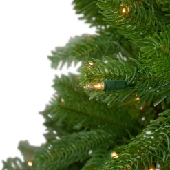 Northlight 6 And 6.5 Feet Tall>6.5' Pre-Lit Palisades Fir Artificial Christmas Tree - Clear Lights