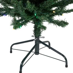 Northlight 6 And 6.5 Feet Tall></noscript>6' Pre-Lit Pencil Northern Balsam Fir Artificial Christmas Tree, Multi Led Lights