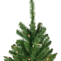 Northlight 7 And 7.5 Feet Tall></noscript>7.5' Pre-Lit Pencil White River Fir Artificial Christmas Tree - Clear Lights