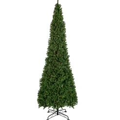 Northlight Pre-Lit Traditional Trees>15' Pre-Lit Pendleton Spruce Slim Artificial Christmas Tree, Clear Lights