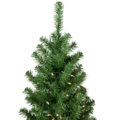 Northlight Pre-Lit Traditional Trees></noscript>15' Pre-Lit Pendleton Spruce Slim Artificial Christmas Tree, Clear Lights