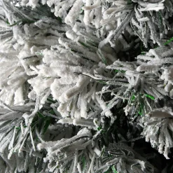 National Tree Company Potted Trees></noscript>3' Pre-Lit Potted Evergreen Flocked Artificial Christmas Tree, Fiber Optic Lights