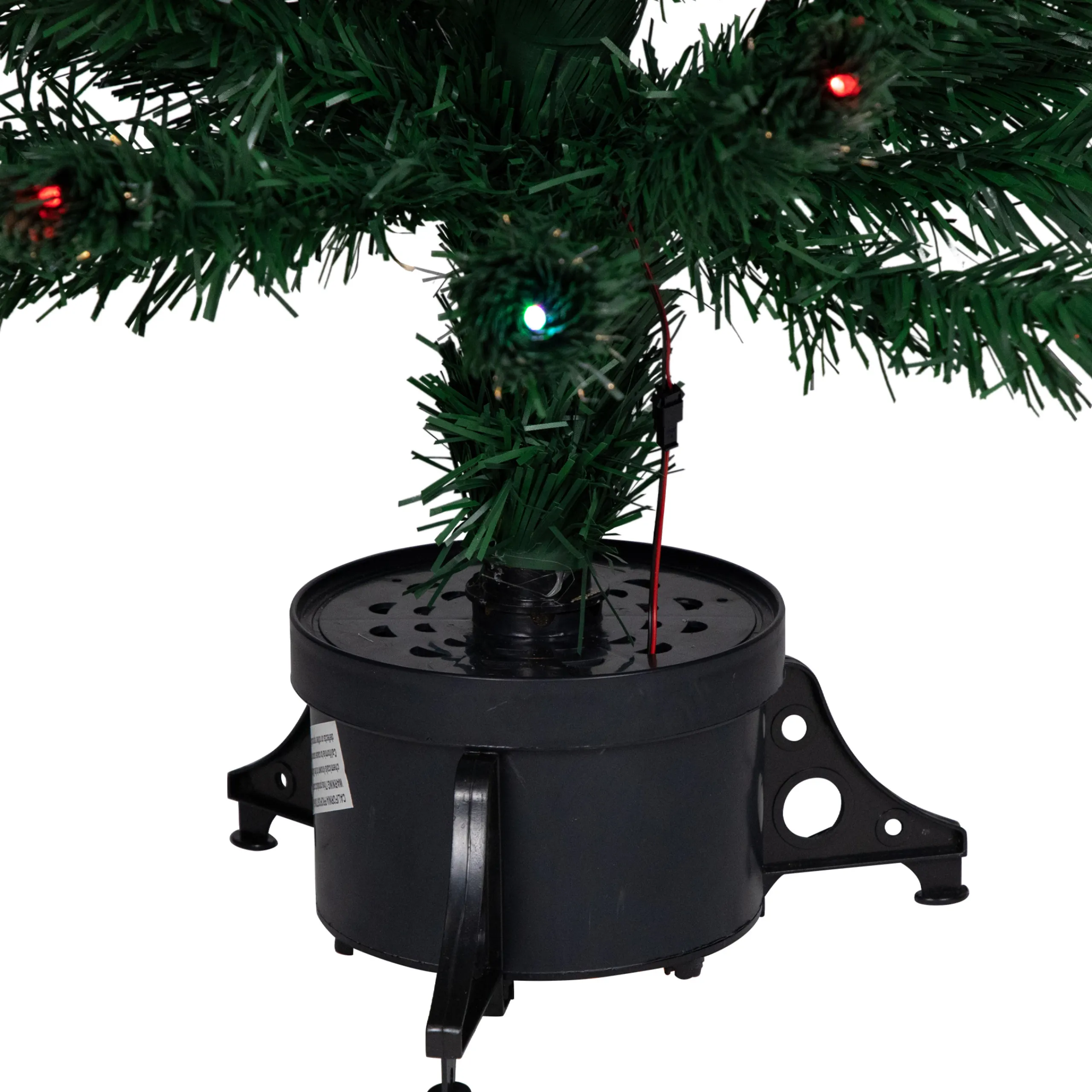 Northlight Fiber Optic Trees>4' Pre-Lit Potted Fiber Optic Artificial Christmas Tree, Multicolor Led Lights
