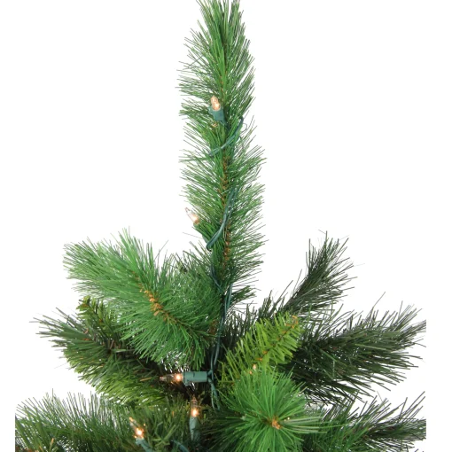 Northlight 3 And 3.5 Feet Tall>3' Pre-Lit Potted New Carolina Spruce Medium Artificial Christmas Tree - Clear Lights
