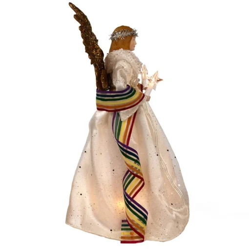 Angel Tree Toppers*KSA 14" Pre-Lit Pride Angel Christmas Tree Topper