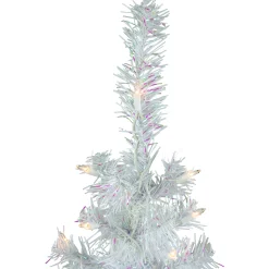 Northlight 3 And 3.5 Feet Tall></noscript>3' Pre-Lit Rockport White Pine Artificial Christmas Tree, Clear Lights