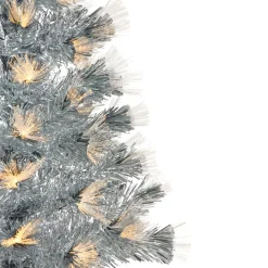 Northlight Fiber Optic Trees></noscript>3' Pre-Lit Silver Fiber Optic Artificial Christmas Tree, Warm White Lights