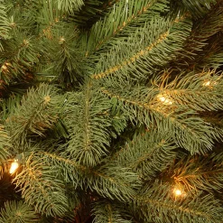National Tree Company 7 And 7.5 Feet Tall></noscript>7.5' Pre-Lit Slim Downswept Douglas Fir Artificial Christmas Tree, Clear Lights