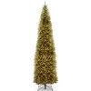 National Tree Company 10 To 14 Feet Tall>10' Pre-Lit Slim Kingswood Fir Artificial Christmas Tree, Clear Lights