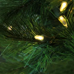 Northlight 7 And 7.5 Feet Tall></noscript>7' Pre-Lit Slim Mount Beacon Pine Artificial Christmas Tree - Multicolor Led Lights