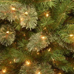 National Tree Company 9 And 9.5 Feet Tall></noscript>9' Pre-Lit Slim Tacoma Pine Artificial Christmas Tree, White Lights