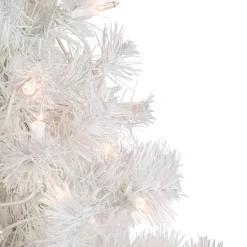 Northlight 2.5 Feet Tall And Smaller></noscript>2' Pre-Lit Slim Tinsel Artificial Christmas Tree- Clear Lights
