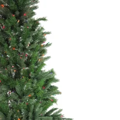 Vickerman Pre-Lit Traditional Trees></noscript>9.5' Pre-Lit Slim Vermont Fir Artificial Christmas Tree - Multicolor Dura-Lit Lights