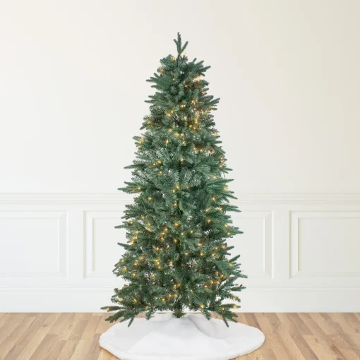 Northlight 9 And 9.5 Feet Tall>9' Pre-Lit Slim Washington Frasier Fir Artificial Christmas Tree, Clear Lights