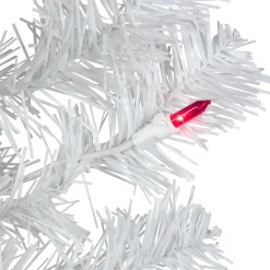 Northlight 3 And 3.5 Feet Tall></noscript>3' Pre-Lit Slim White Pine Artificial Christmas Tree - Pink Lights