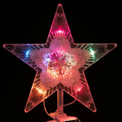 Northlight Spiral Trees>6' Pre-Lit Spiral Christmas Tree - Multi Color Lights