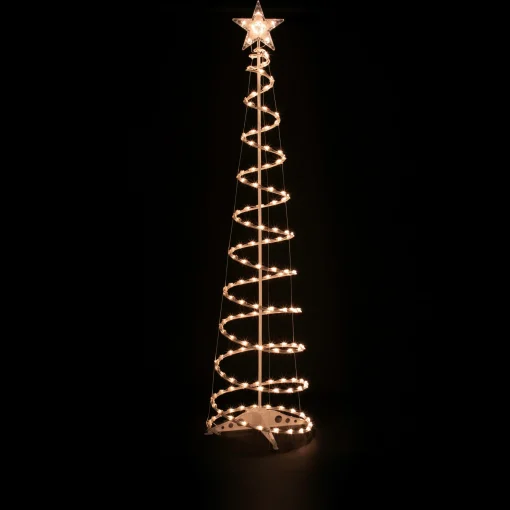 Northlight Spiral Trees>6' Pre-Lit Spiral Christmas Tree - Clear Lights