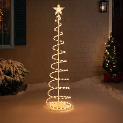 Northlight Spiral Trees></noscript>6' Pre-Lit Spiral Christmas Tree - Clear Lights