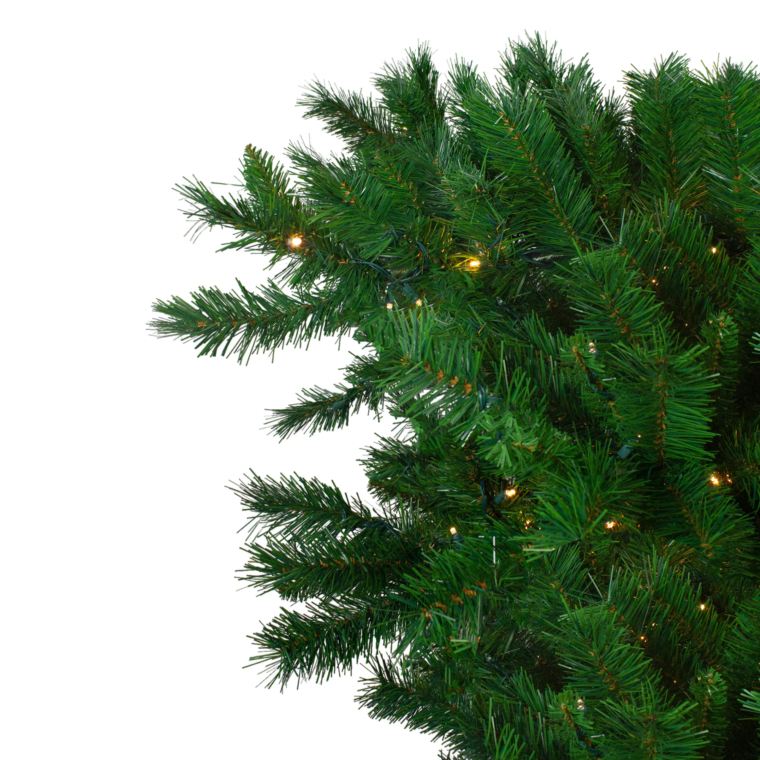 Northlight 9 And 9.5 Feet Tall>9' Pre-Lit Sugar Pine Artificial Upside Down Christmas Tree - Clear Led Lights