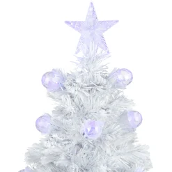 Northlight Fiber Optic Trees></noscript>3' Pre-Lit White Fiber Optic Artificial Christmas Tree, White Lights