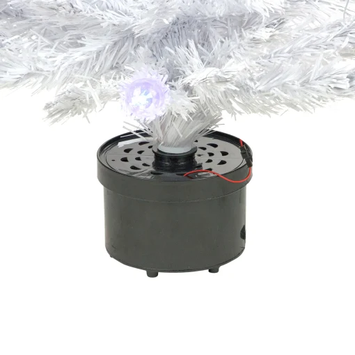 Northlight Fiber Optic Trees>3' Pre-Lit White Fiber Optic Artificial Christmas Tree, White Lights