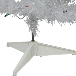 Northlight 3 And 3.5 Feet Tall></noscript>3' Pre-Lit White Iridescent Pine Artificial Christmas Tree - Multi Lights