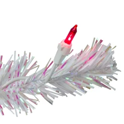 Northlight White Trees></noscript>2' Pre-Lit White Pine Slim Artificial Christmas Tree - Pink Lights