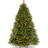 National Tree Company 6 And 6.5 Feet Tall>6.5' Pre-Lit Winchester Pine Artificial Christmas Tree, White Lights