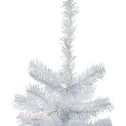 Northlight 2.5 Feet Tall And Smaller></noscript>2' Pre-Lit Woodbury White Pine Slim Artificial Christmas Tree, Clear Lights