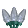 Northlight 50 Pure White Led C7 Mini Christmas Lights, 20.25 Ft Green Wire