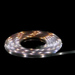 CC Christmas Decor 18' Pure White Led Outdoor Christmas Linear Tape Lighting - White Finish