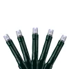 Hofert 200 Pure White Multi-Function Led M5 Mini Christmas Lights - 20.5 Ft Green Wire