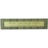 Wall & Door Decorations*Roman 22" Purple And Green Winter Themed Rectangular Sign Board