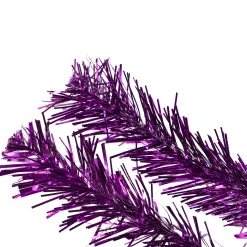 Northlight Purple Trees></noscript>4' Purple Artificial Tinsel Christmas Tree, Unlit
