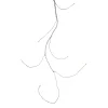 Vickerman 36 Purple Led Angel Tear Drop Branch Christmas Lights - 4.3 Ft Silver And Bronze Wire