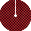 48 Inch And Smaller*Northlight 20" Red And Black Buffalo Plaid Mini Christmas Tree Skirt