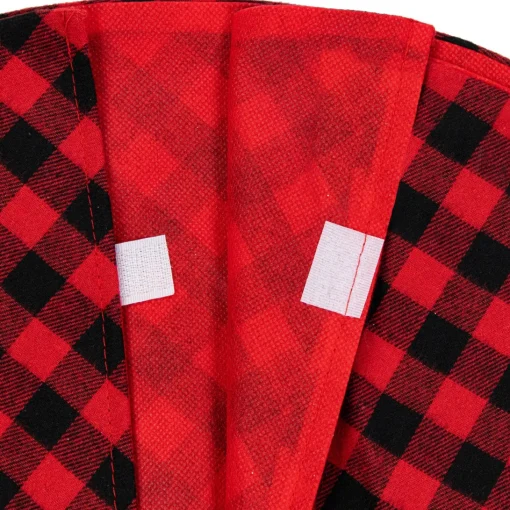 48 Inch And Smaller*Northlight 20" Red And Black Buffalo Plaid Mini Christmas Tree Skirt