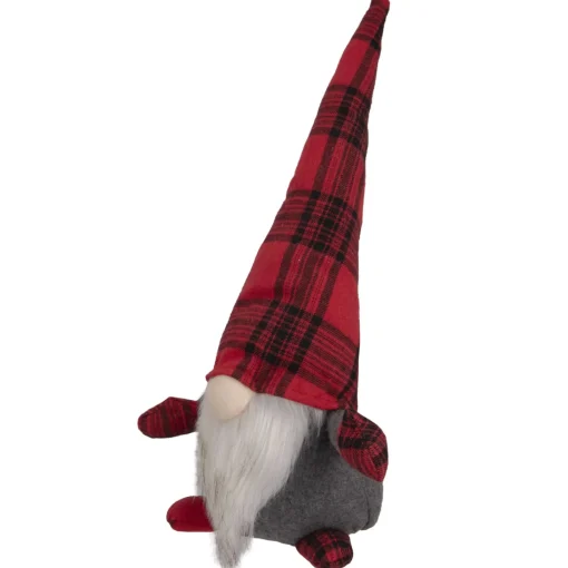 Gnomes*Northlight 13" Red And Black Plaid Gnome Christmas Figure