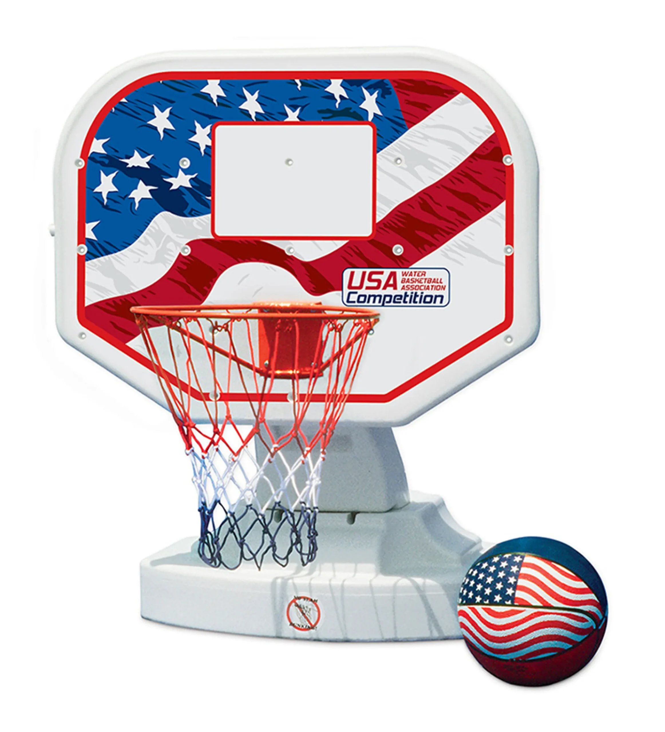 Swim Central 45" Red And Blue Patriotic Usa Poolside Competition Swimming Pool Basketball Game